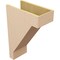 Ekena Millwork 10"W x 20"D x 30"H Classic Burlington Rough Cedar Woodgrain TimberThane Corbel, Primed Tan CORUR10X20X30BURRCPR - alternate 4